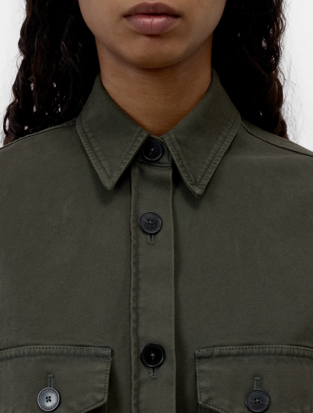 OVERSIZED SHACKET - JUNIPER GREEN