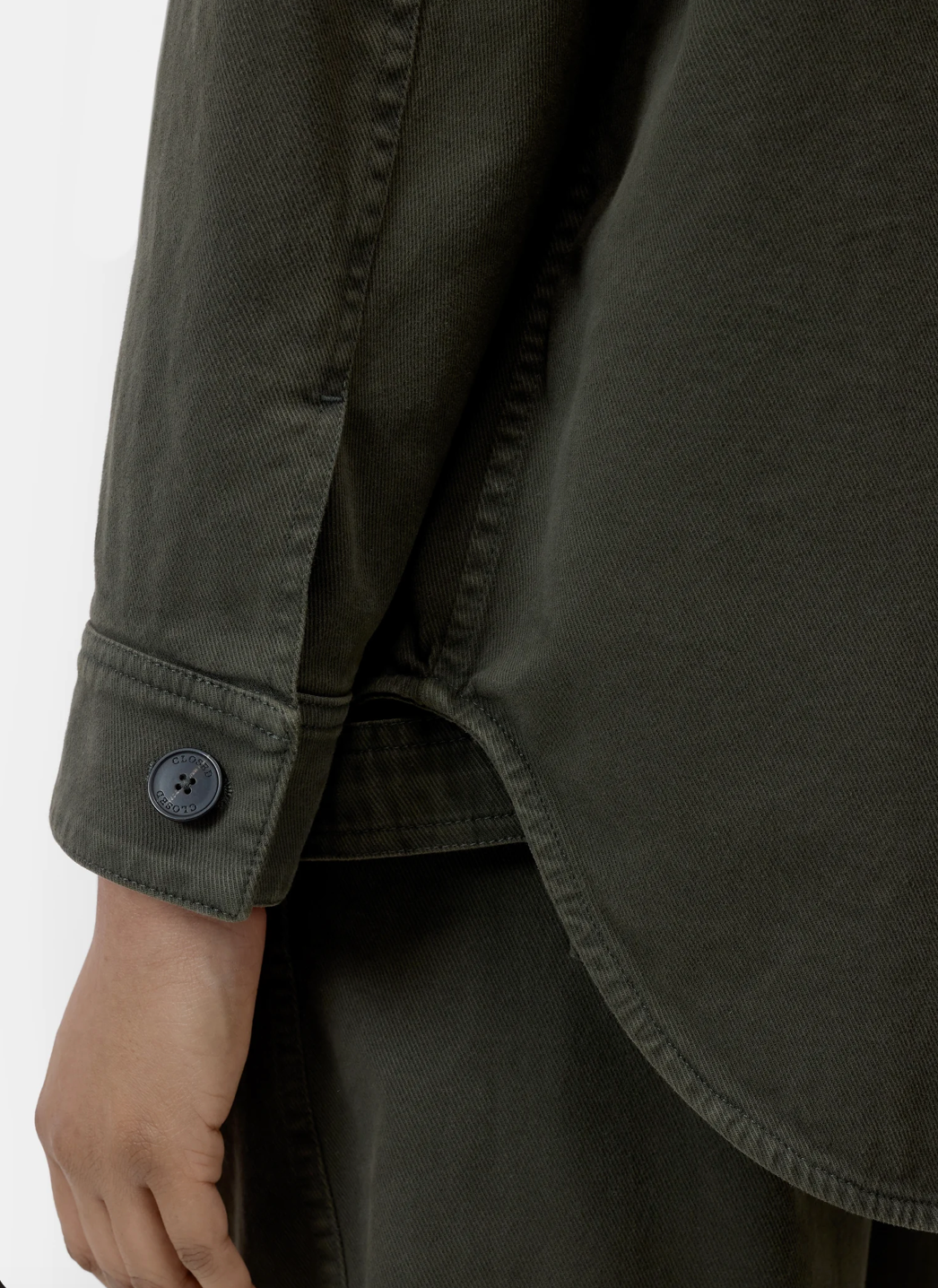 OVERSIZED SHACKET - JUNIPER GREEN