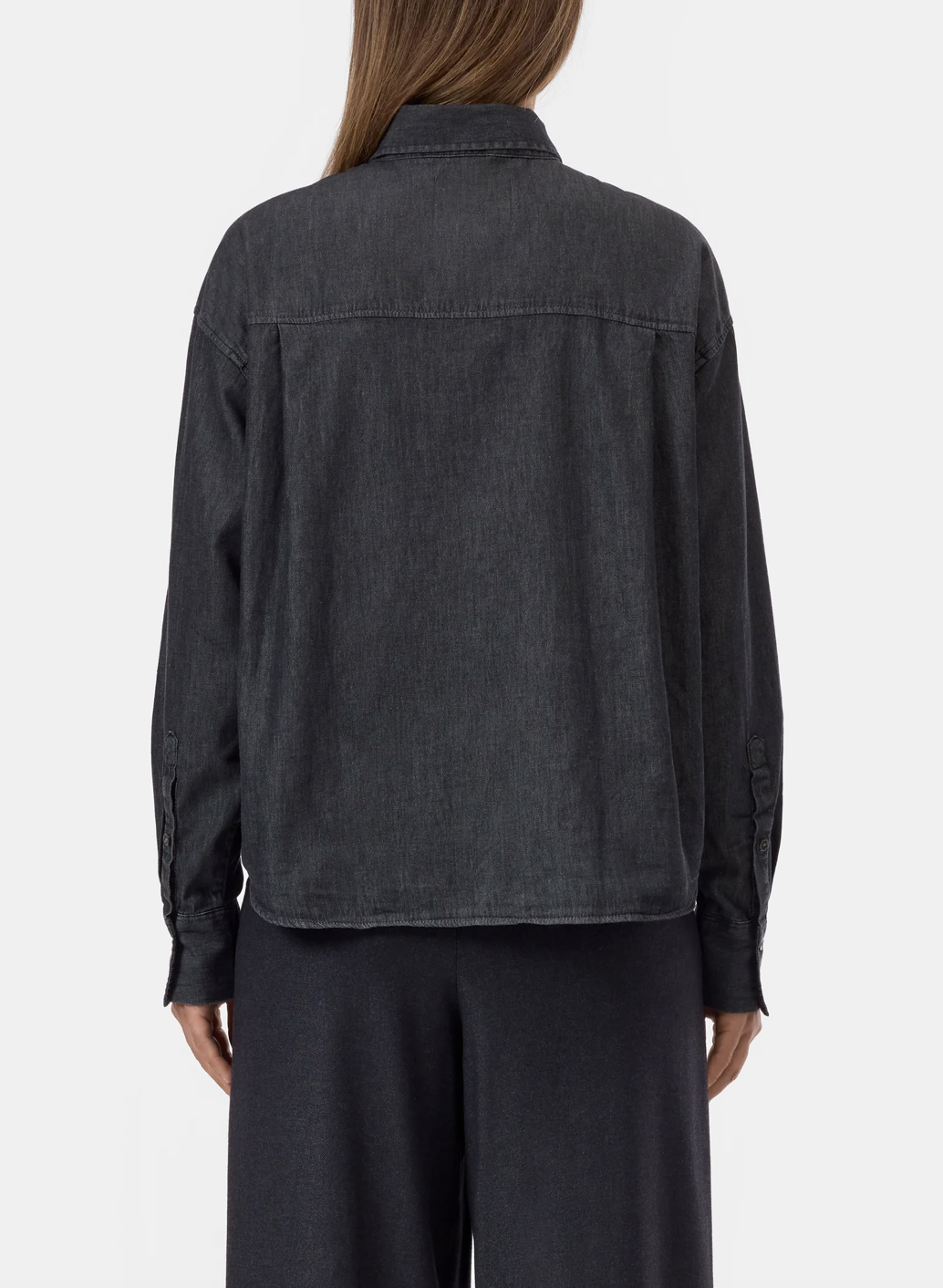DENIM SHIRT - MID GREY