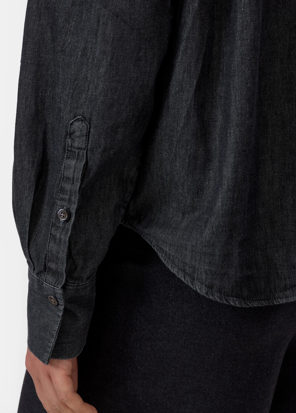 DENIM SHIRT - MID GREY