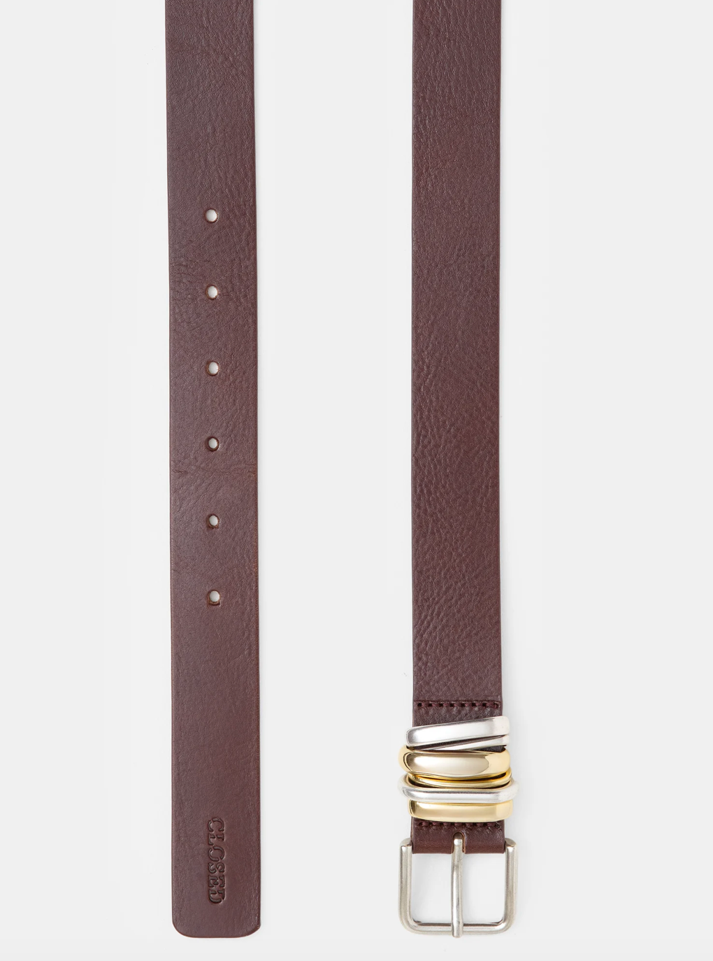 BELT - MAHOGONY BROWN