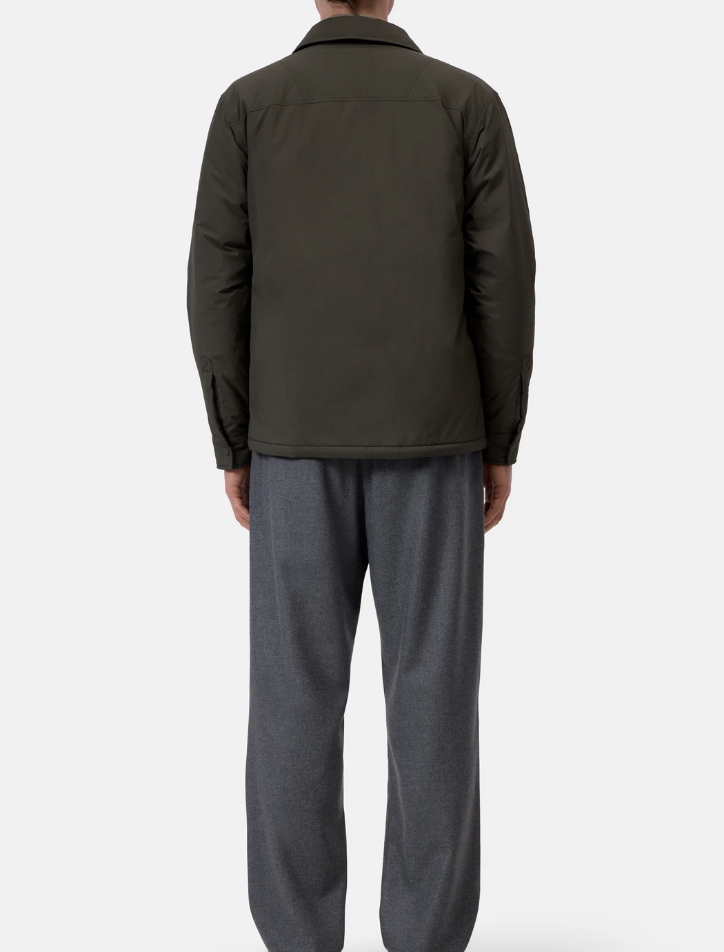 PADDED OVERSHIRT - OLIVE