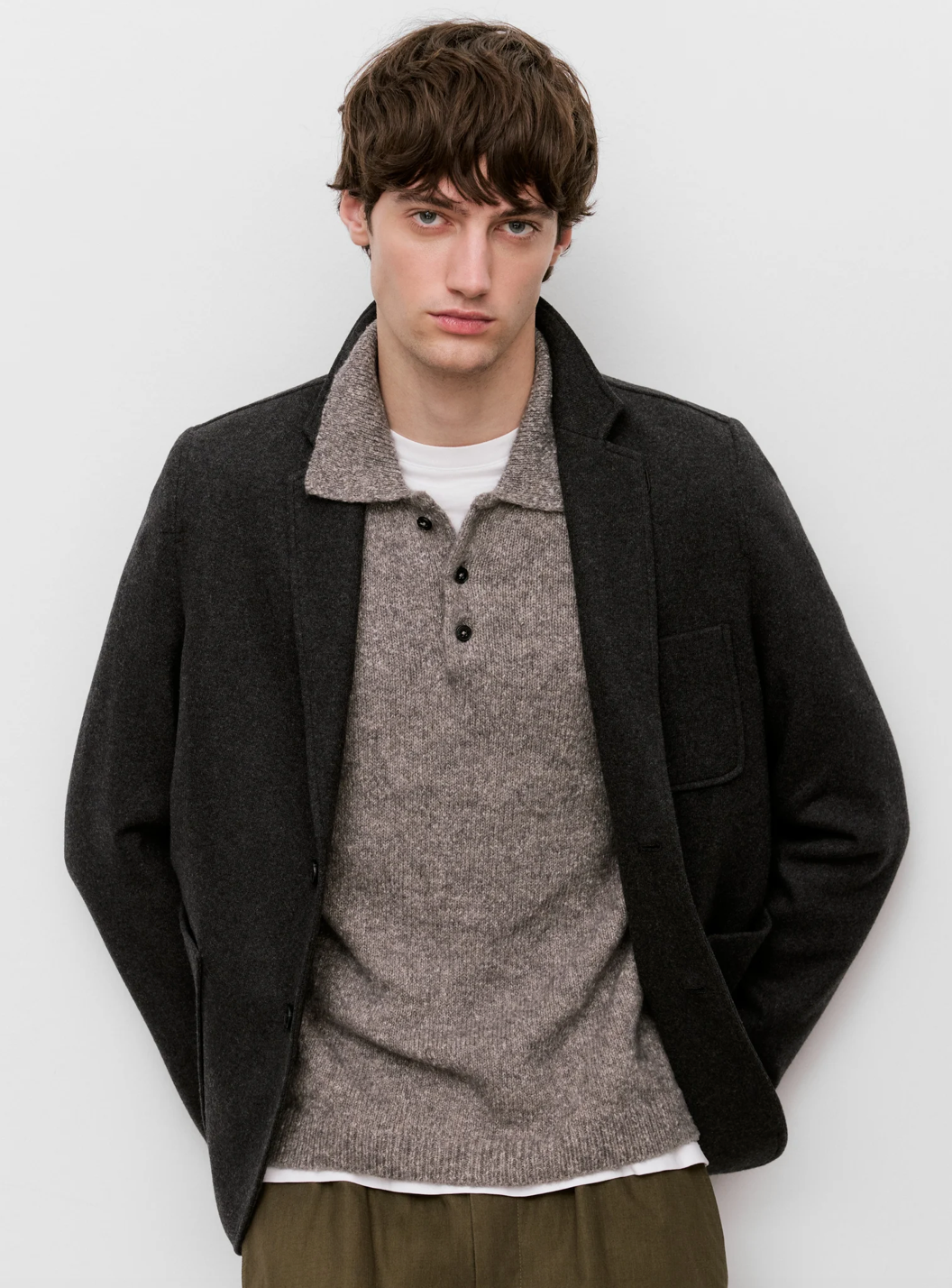 DINNER JACKET - BLACK MELANGE