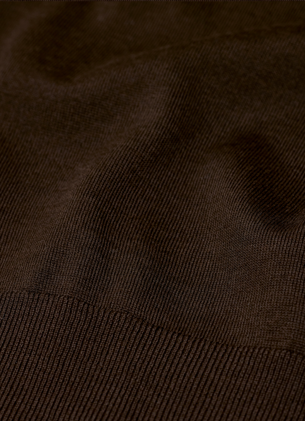 CREWNECK SWEATER - ESPRESSO