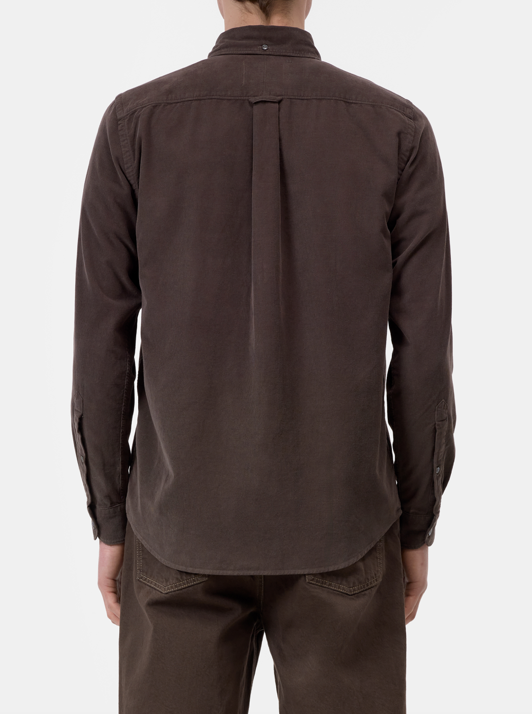 BUTTON DOWN SHIRT - ESPRESSO BROWN