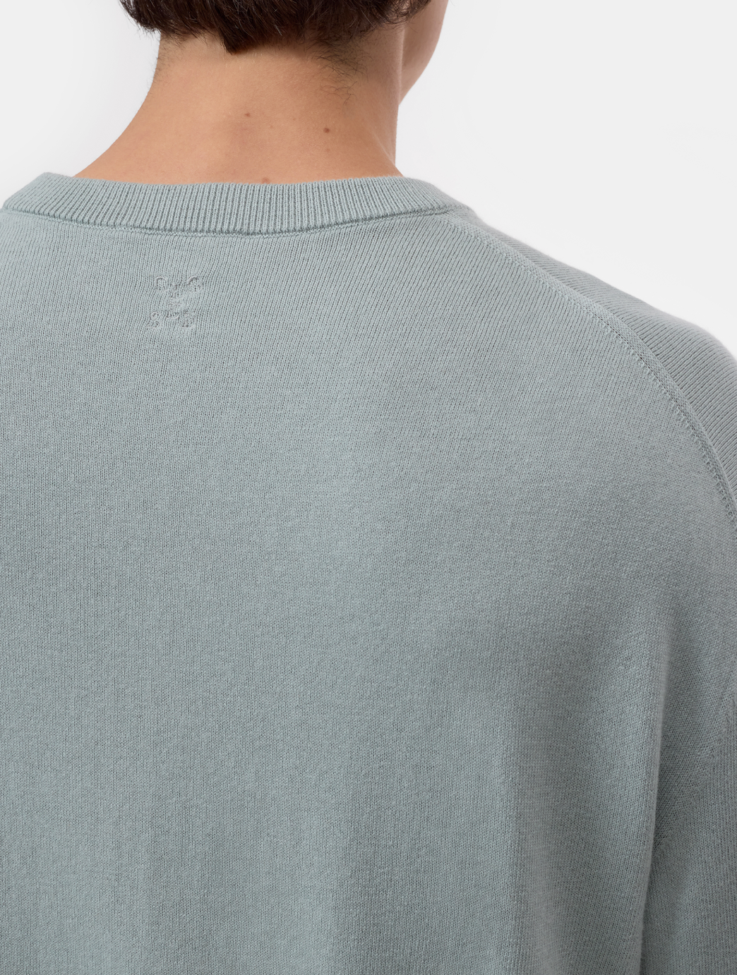 CREWNECK L/S SWEATER - DRIFT BLUE