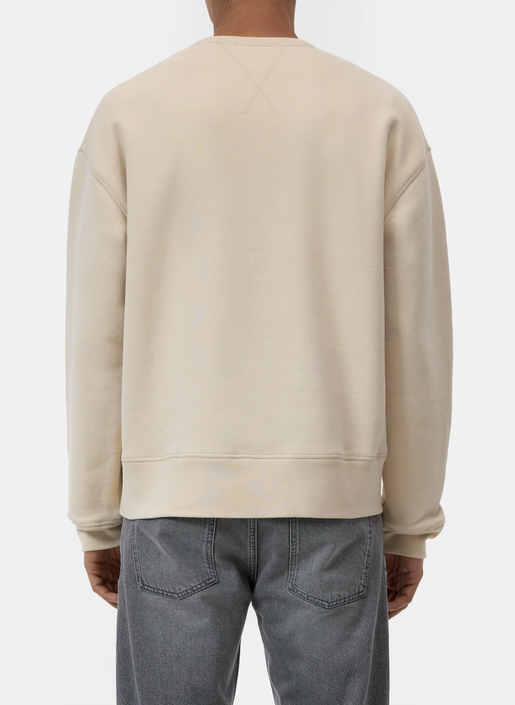 CREWNECK SWEATSHIRT - ALMOND CREAM