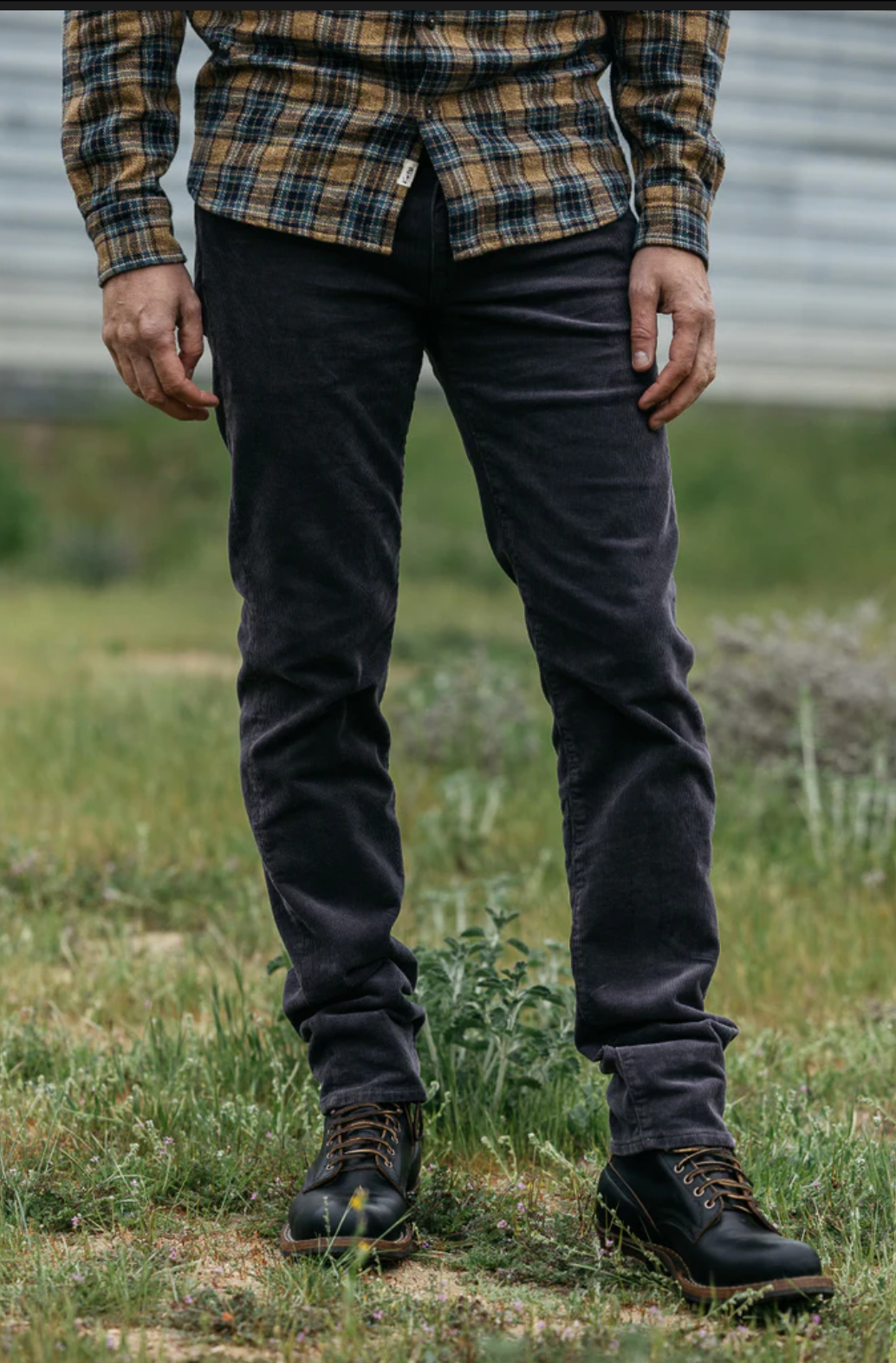 THE PEN SLIM 16W STRETCH CORD - CHARCOAL