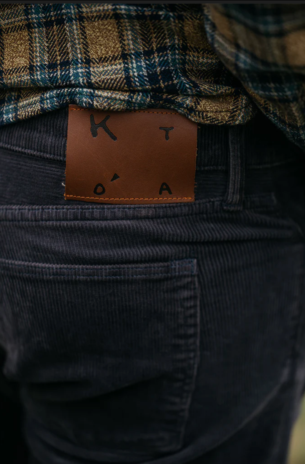 THE PEN SLIM 16W STRETCH CORD - CHARCOAL