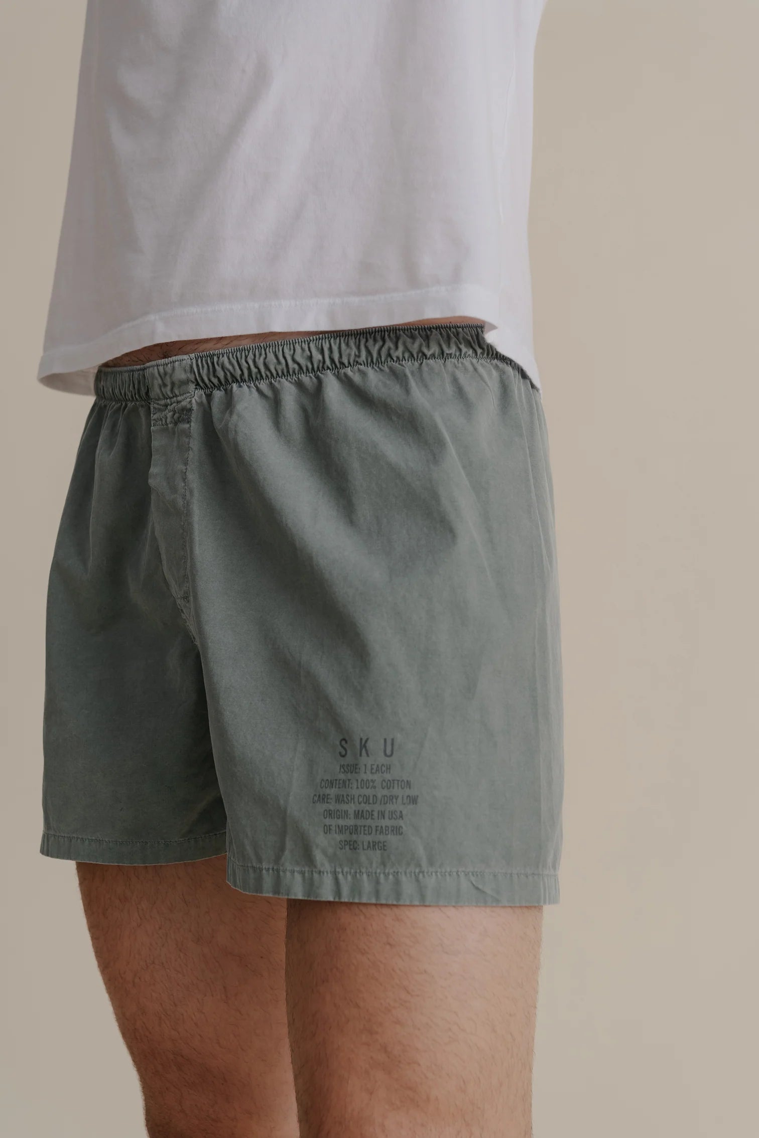 DISTRESSED DYED FIELD BOXER