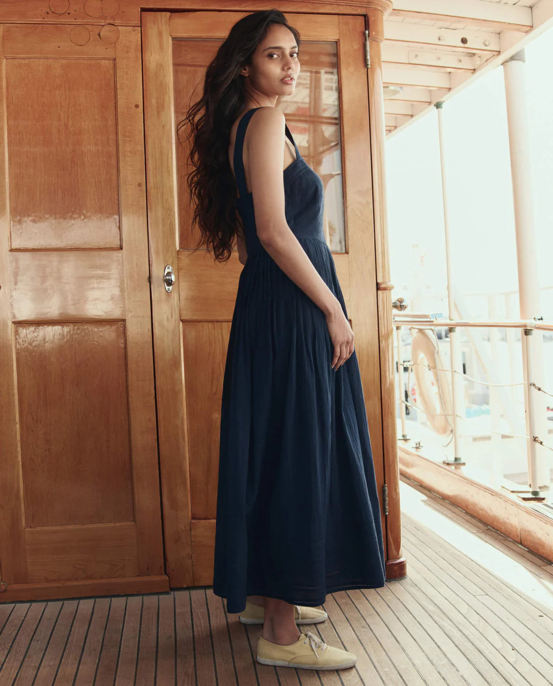 THE DAY BREAK DRESS - NAVY