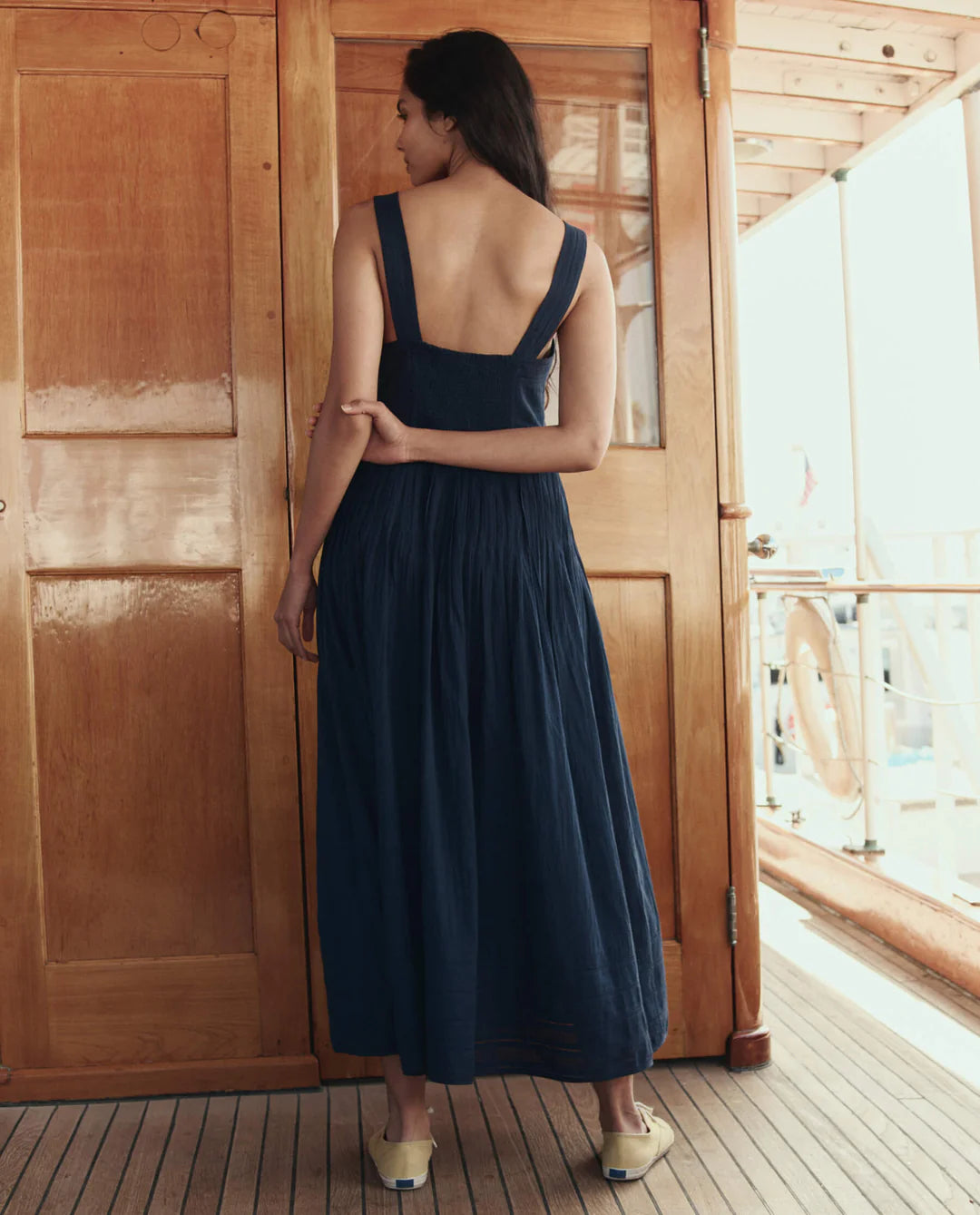 THE DAY BREAK DRESS - NAVY