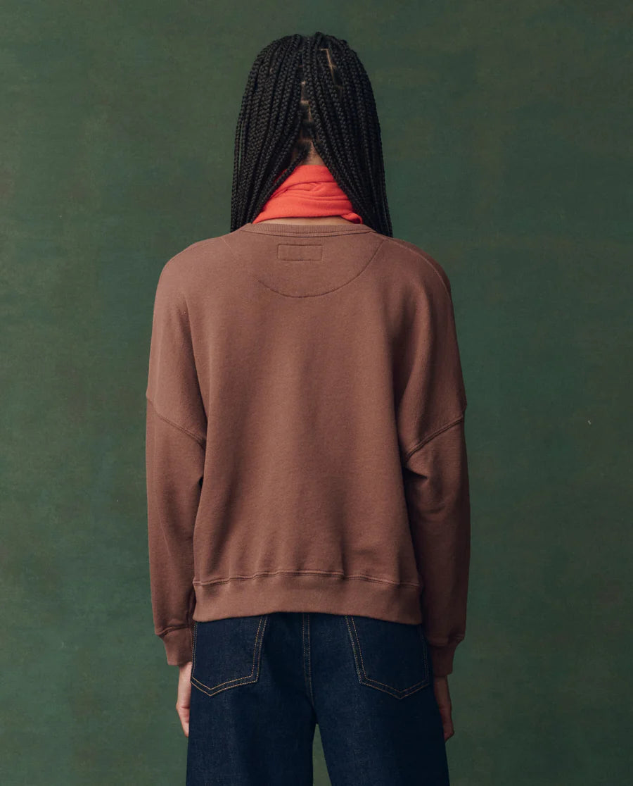 THE TEAMMATE SWEATSHIRT W/ HORSE - UMBER