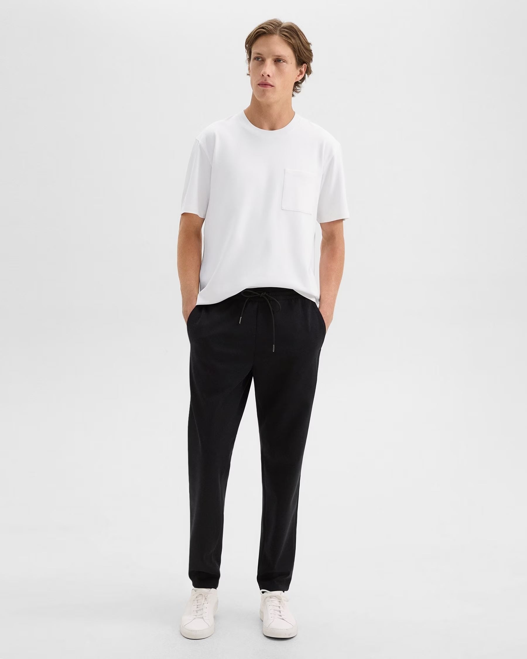 SCUBA DRAWSTRING PANT - BLACK