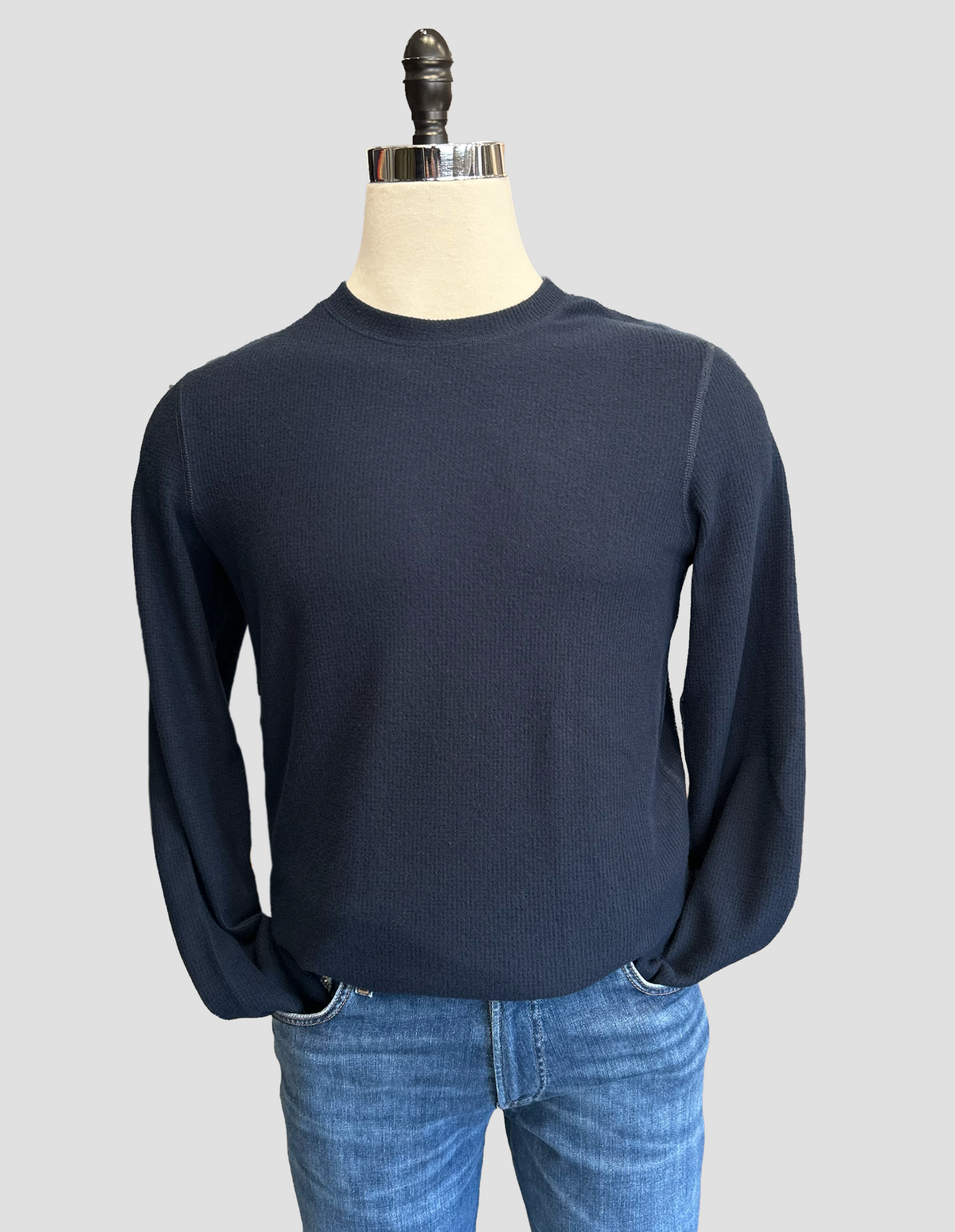 TOLLIVER L/S SWEATER - NAVY
