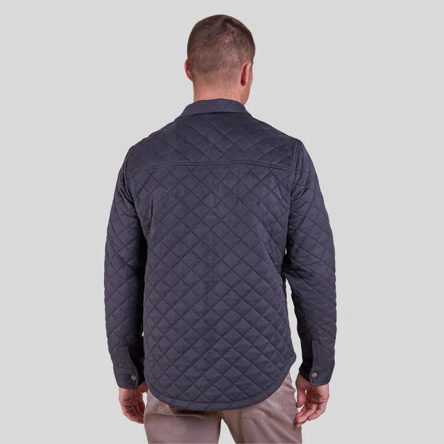 THE PIKE QUILTED JACKET - CHARCOAL