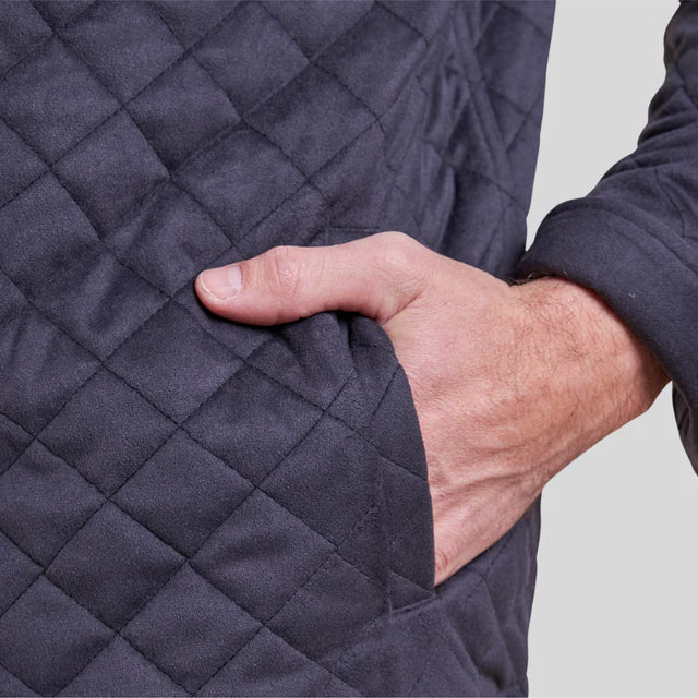 THE PIKE QUILTED JACKET - CHARCOAL