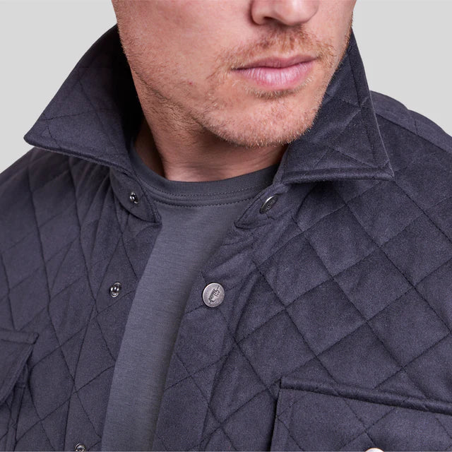 THE PIKE QUILTED JACKET - CHARCOAL