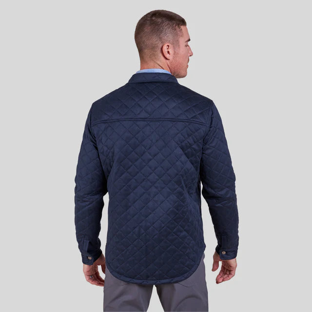THE PIKE QUILTED JACKET - NAVY