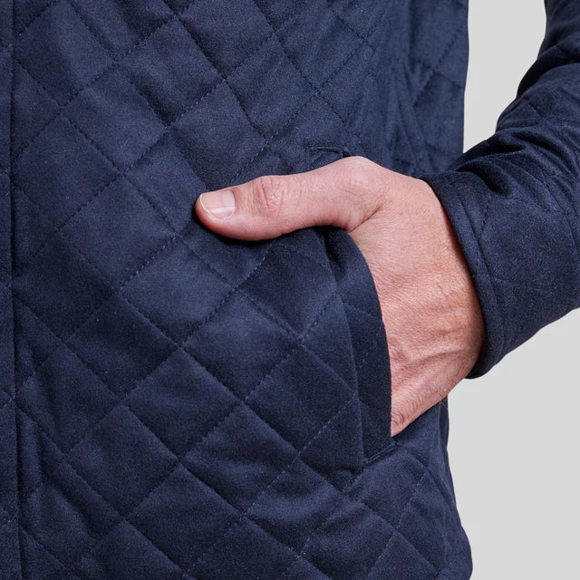 THE PIKE QUILTED JACKET - NAVY