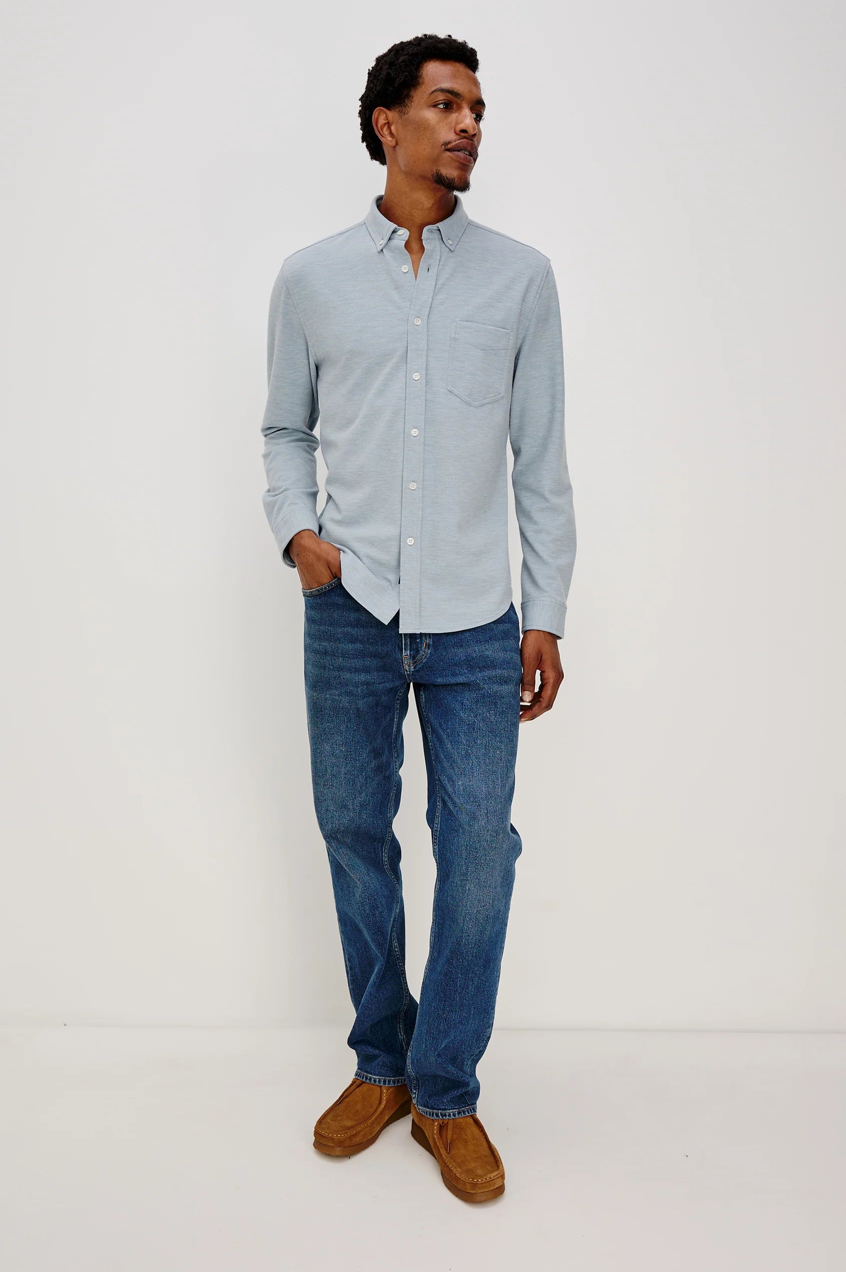VINCENT SHIRT - BLUE OXFORD