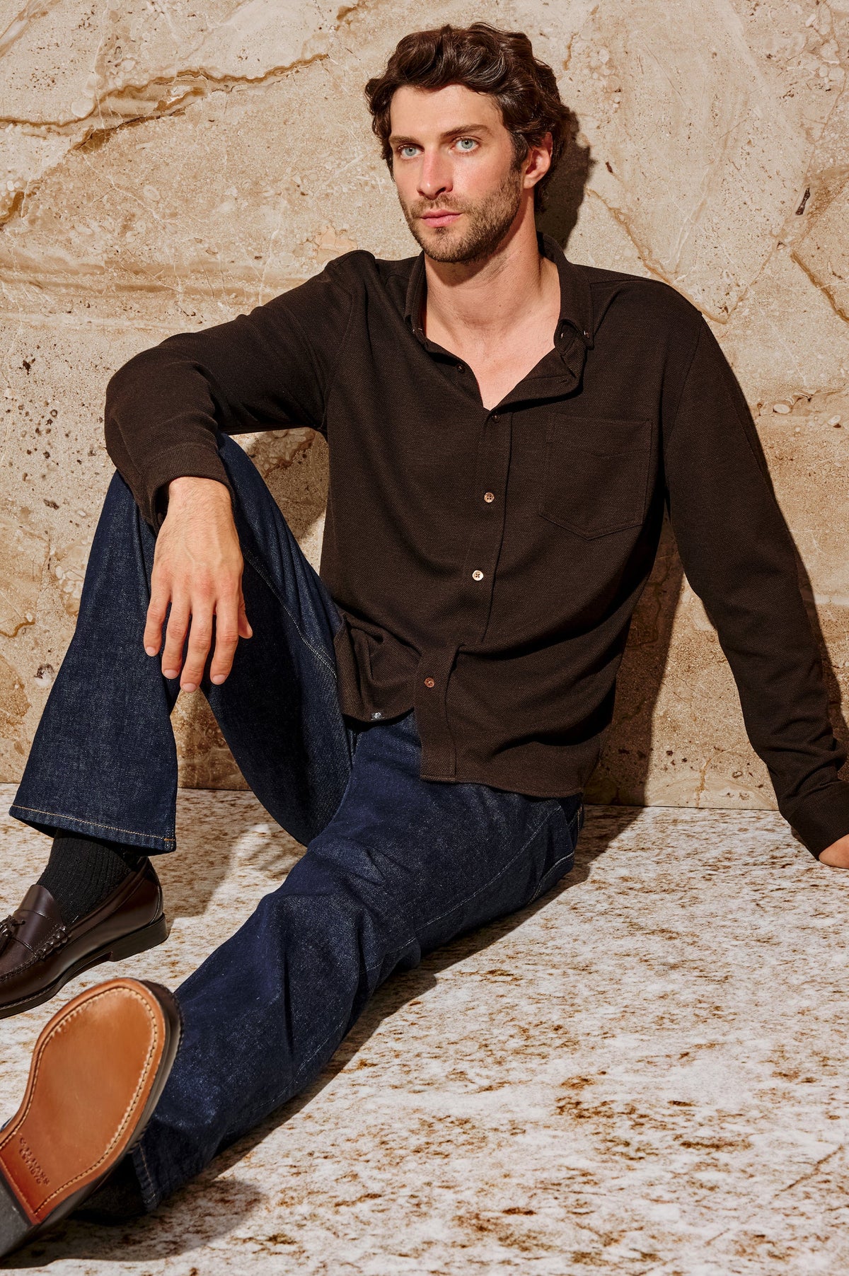 VINCENT SHIRT - ESPRESSO