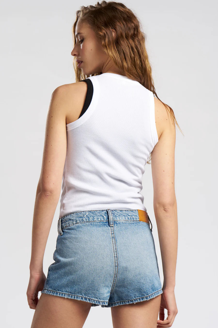 VERONA U NECK TANK - WHITE