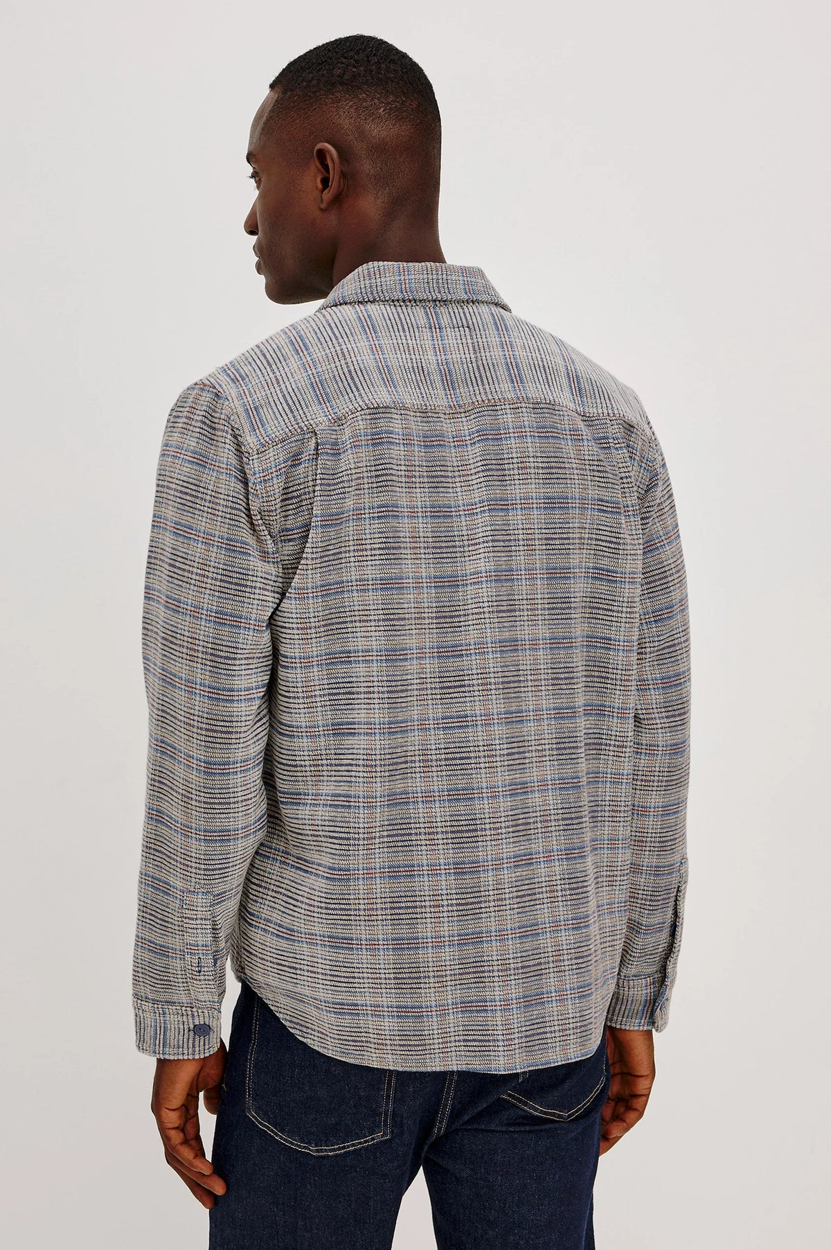 WARREN OVERSHIRT - OAT MERIDIAN CHENILLE