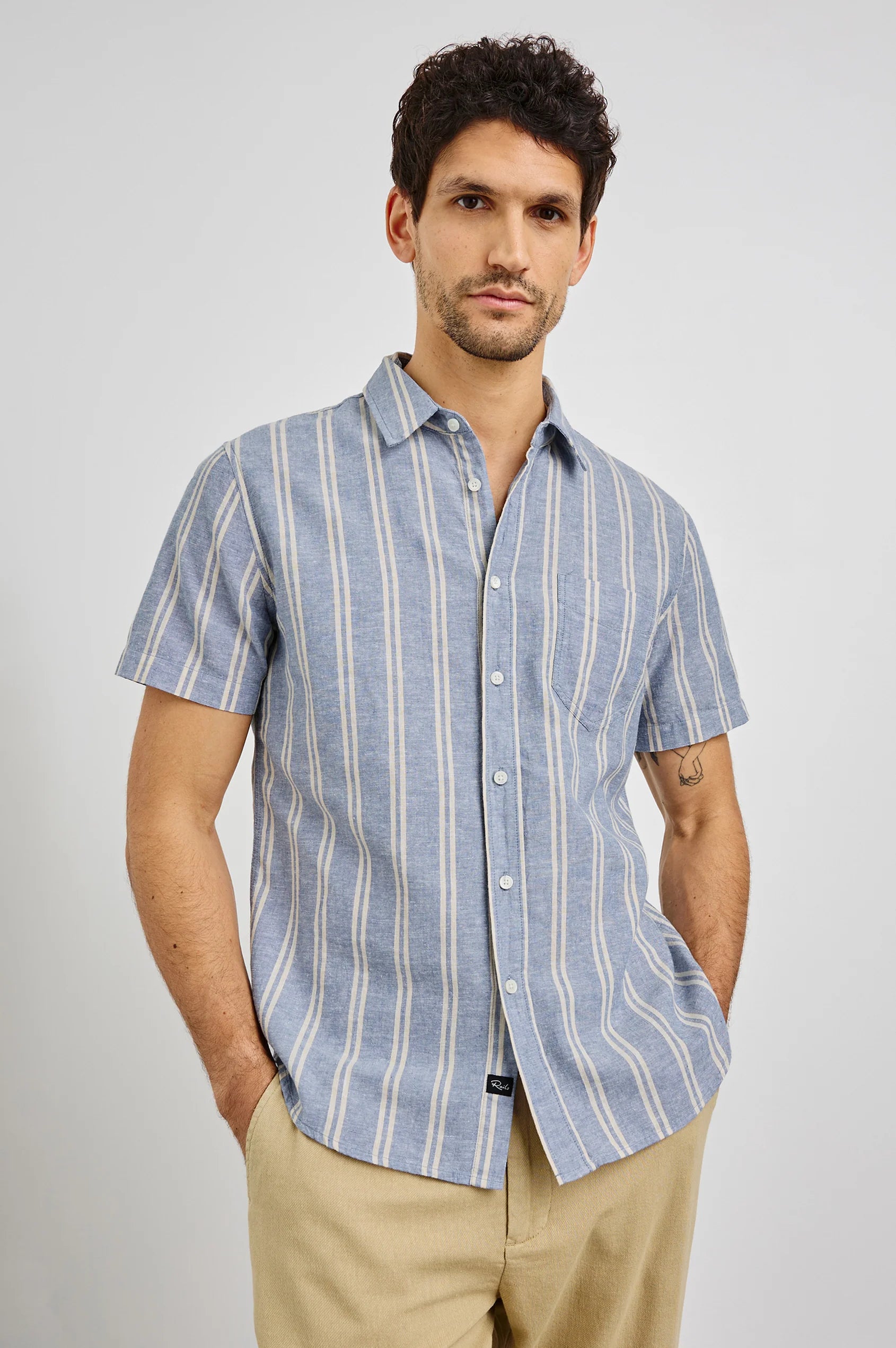 WILDER SHIRT - CHAMBRAY BUTTER