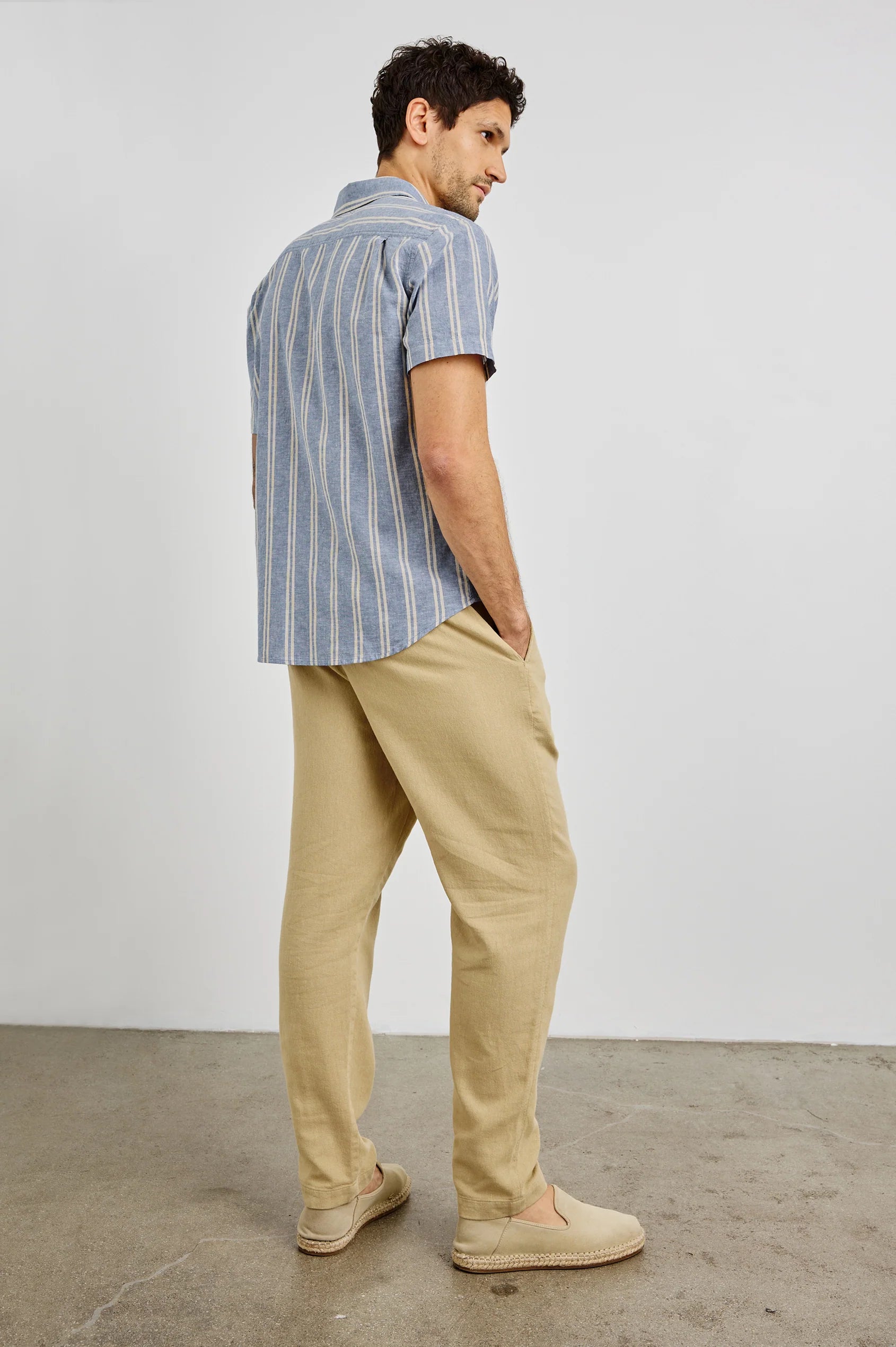 WILDER SHIRT - CHAMBRAY BUTTER