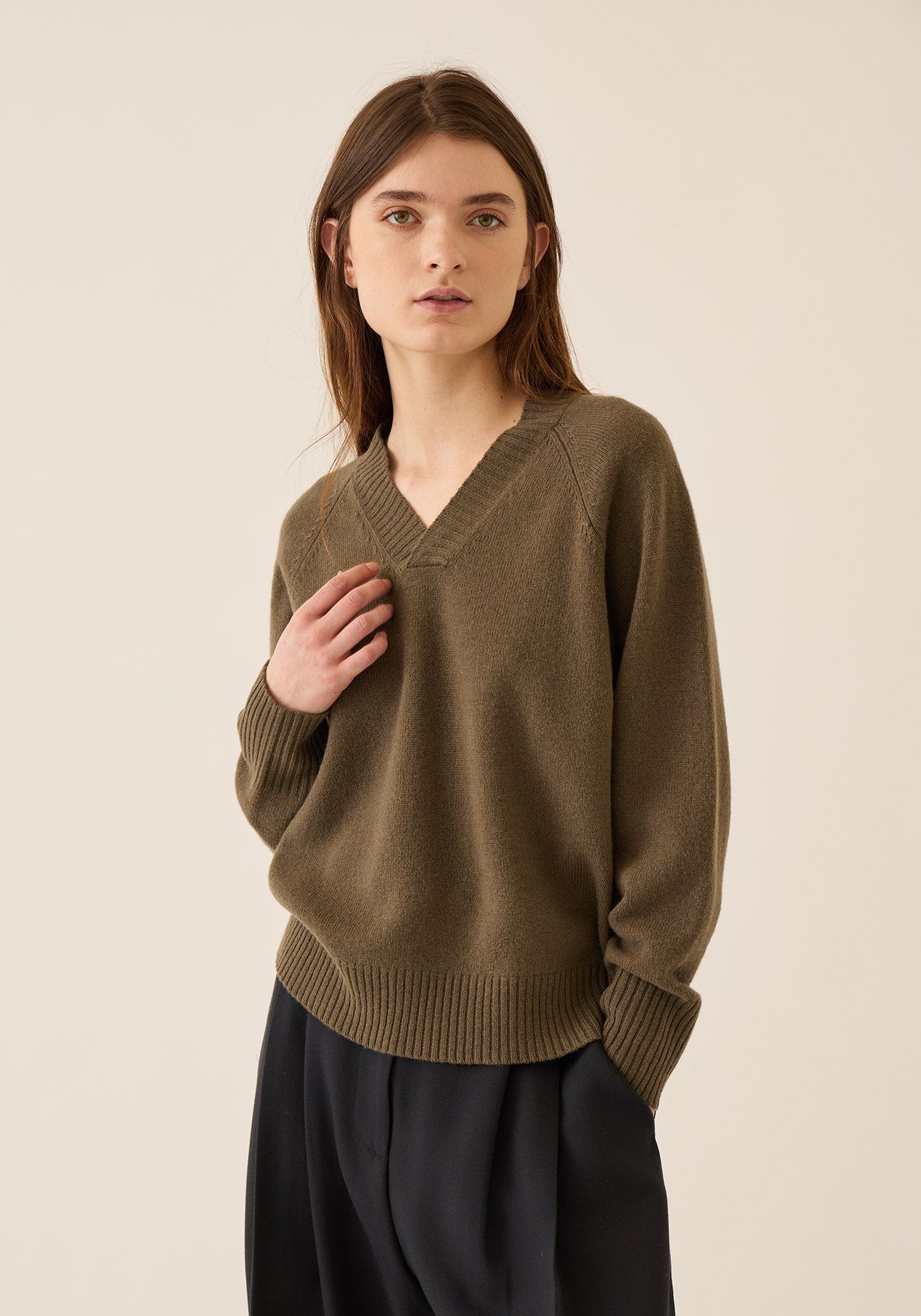 BRYNLEE SWEATER - BARK