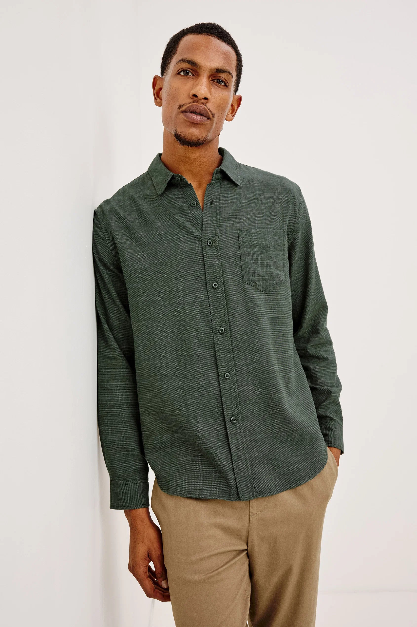 WYATT SHIRT - PINE ETCH