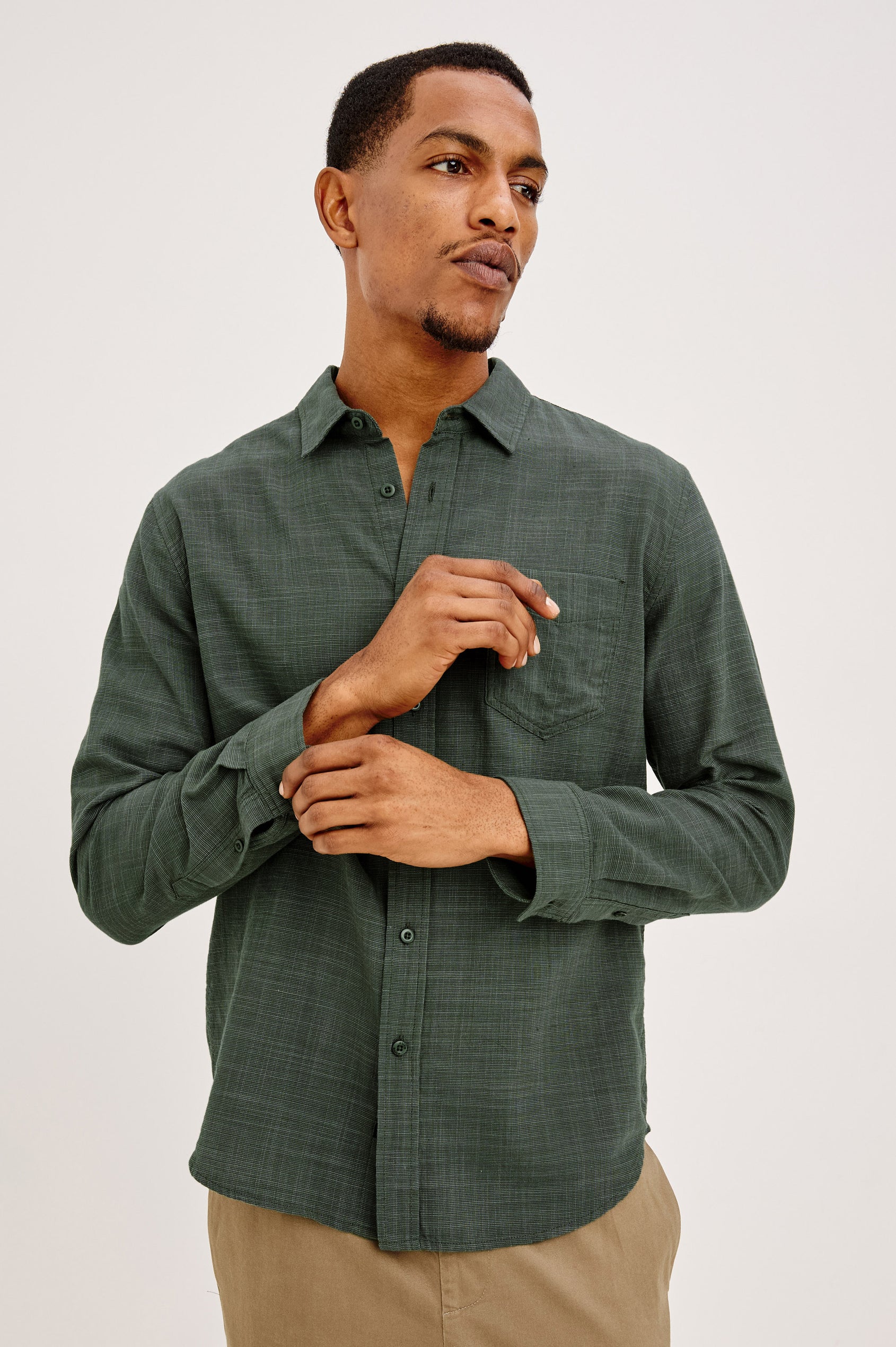 WYATT SHIRT - PINE ETCH