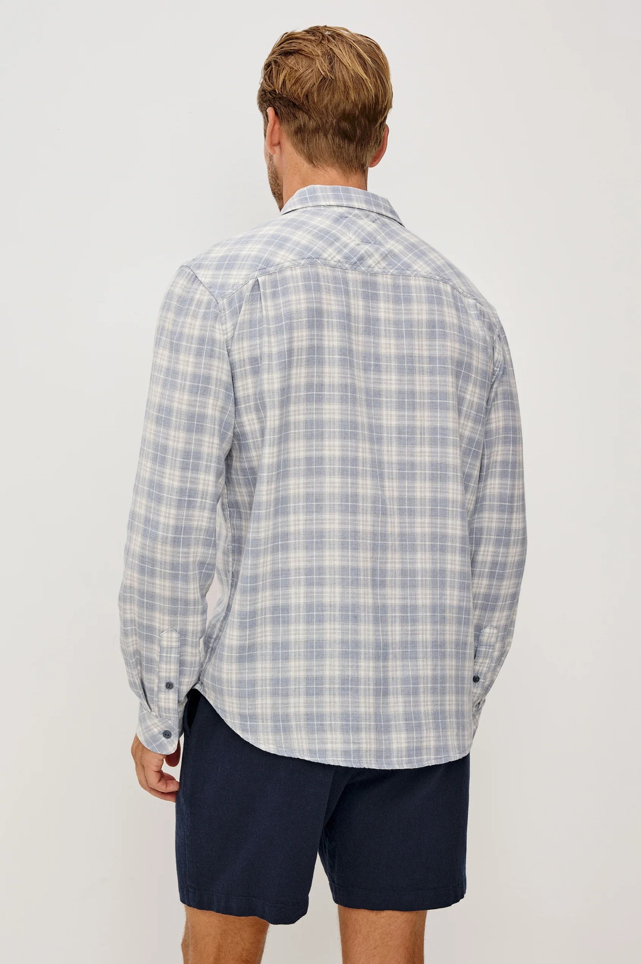 WYATT SHIRT - THATCH CLOUD CREAM