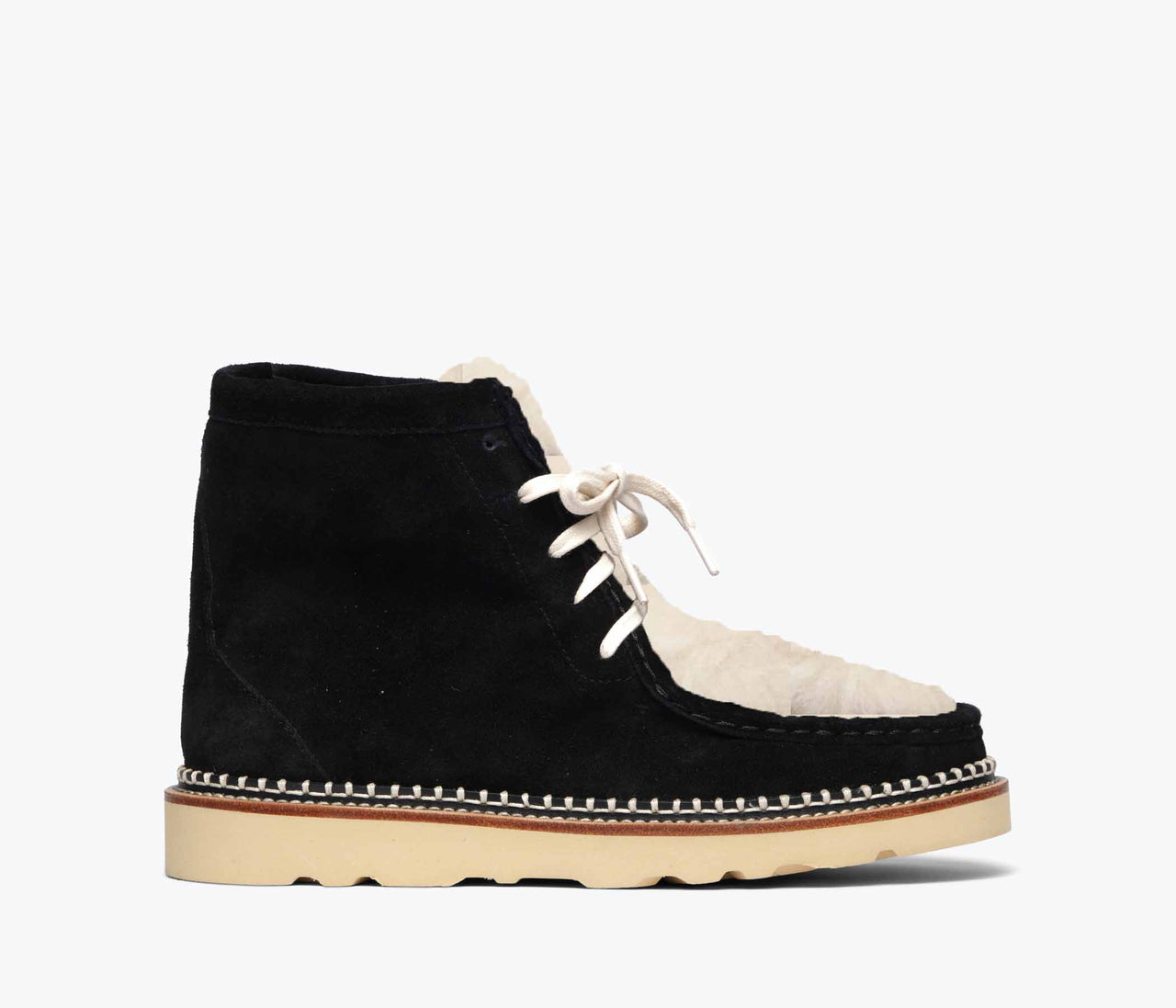 WINNIE SUEDE BOOT - BLACK