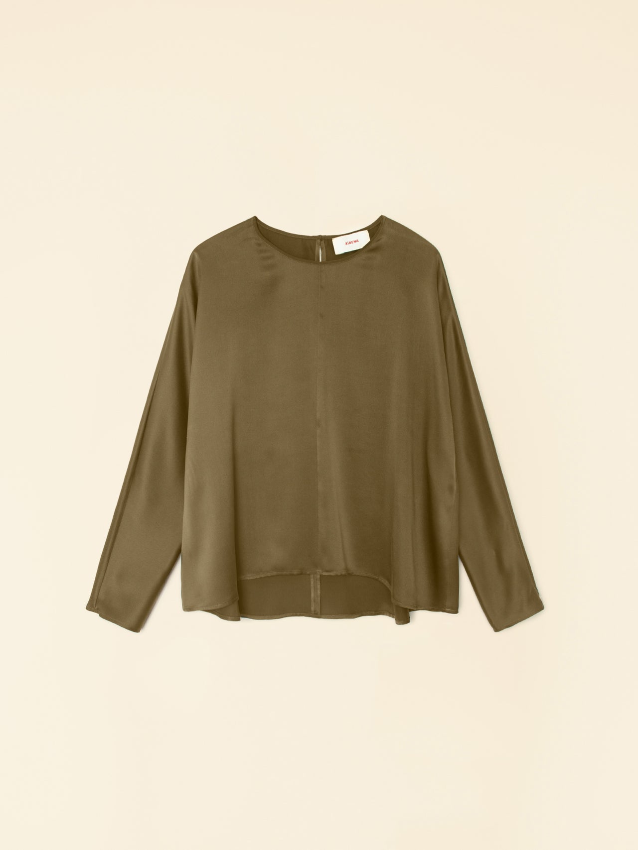 KARLIN TOP - OLIVE GOLD