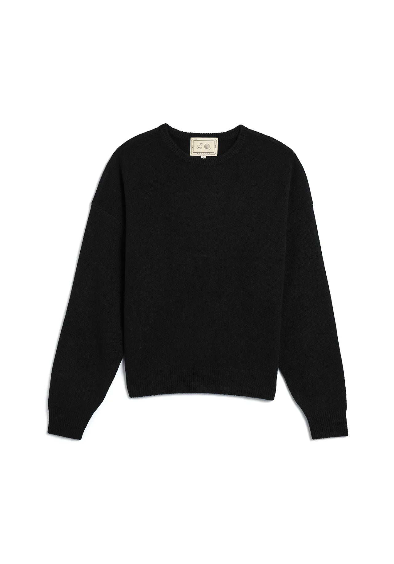 ARTMEMIS CASHMERE SWEATER - BLACK