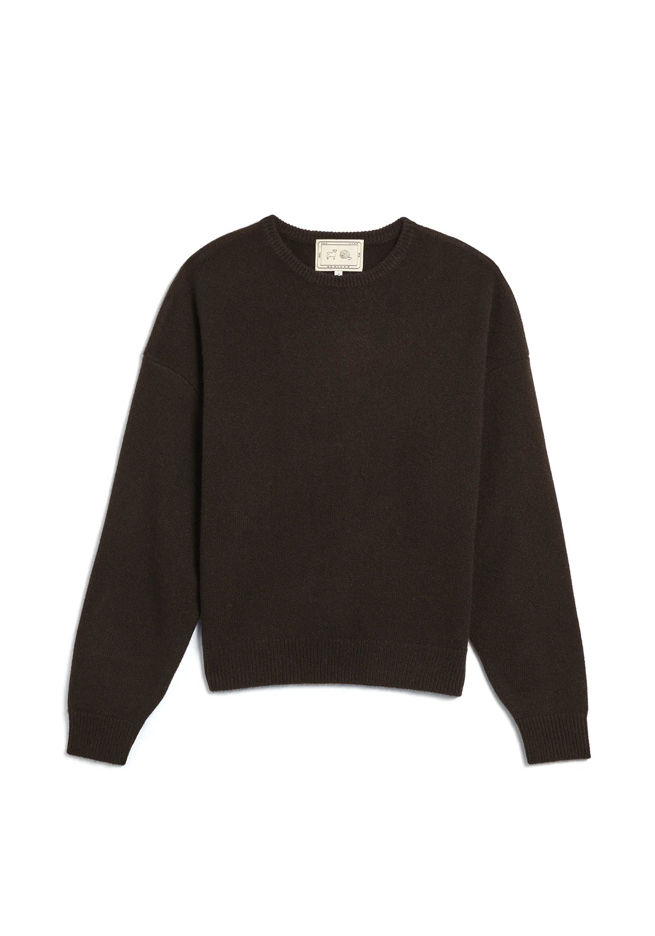 ARTEMIS CASHMERE SWEATER - ESPRESSO