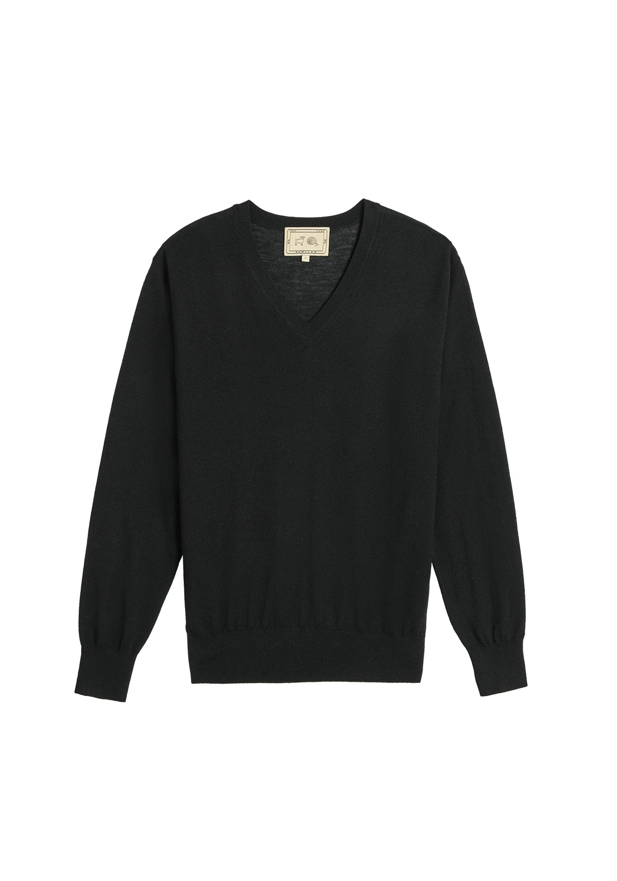 BLYTHE SUPERFINE CASHMERE SWEATER - BLACK