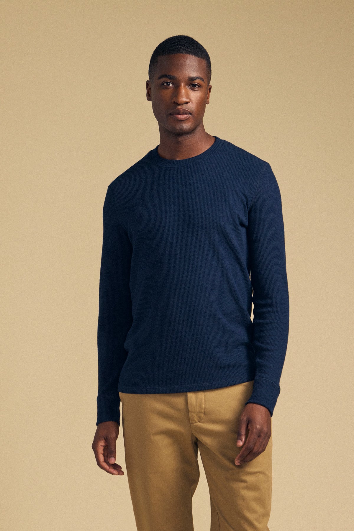 TOLLIVER L/S SWEATER - NAVY