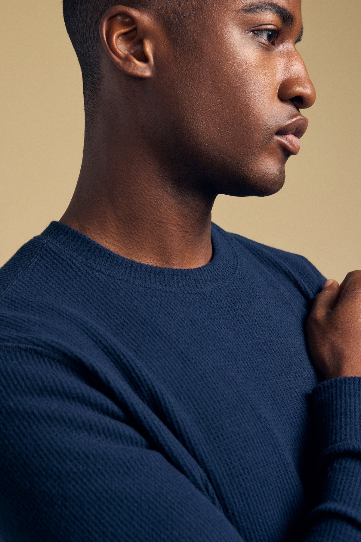 TOLLIVER L/S SWEATER - NAVY
