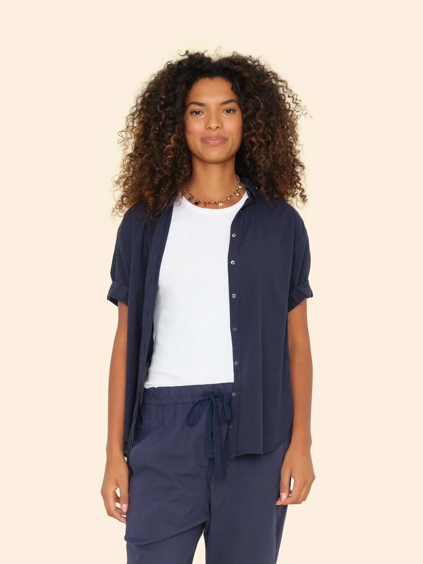 CHANNING SHIRT - NAVY