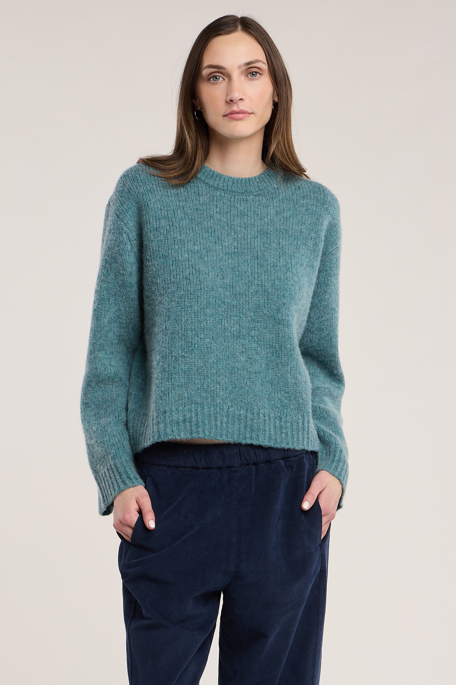 JUNE SWEATER - TEAL