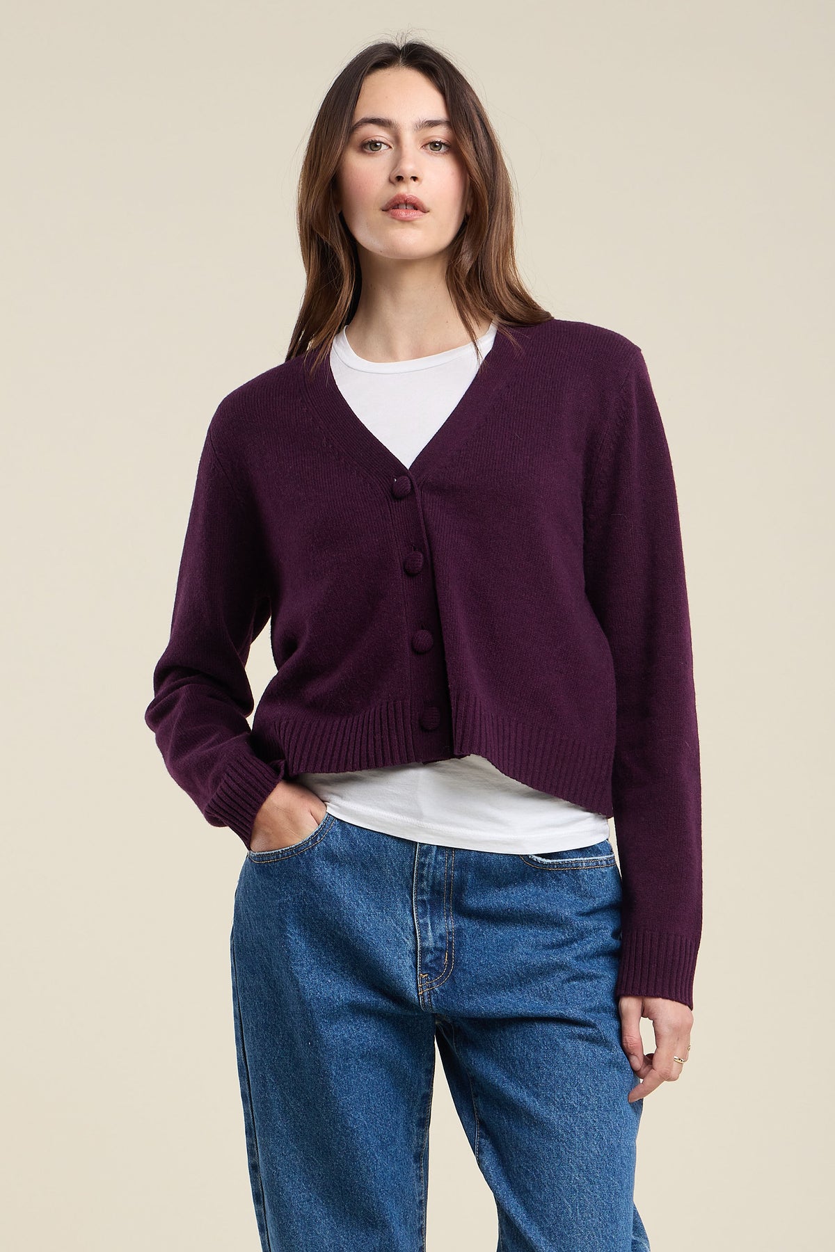 ETNA SWEATER - PLUM