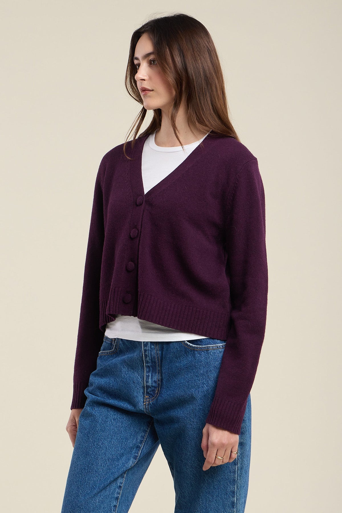 ETNA SWEATER - PLUM