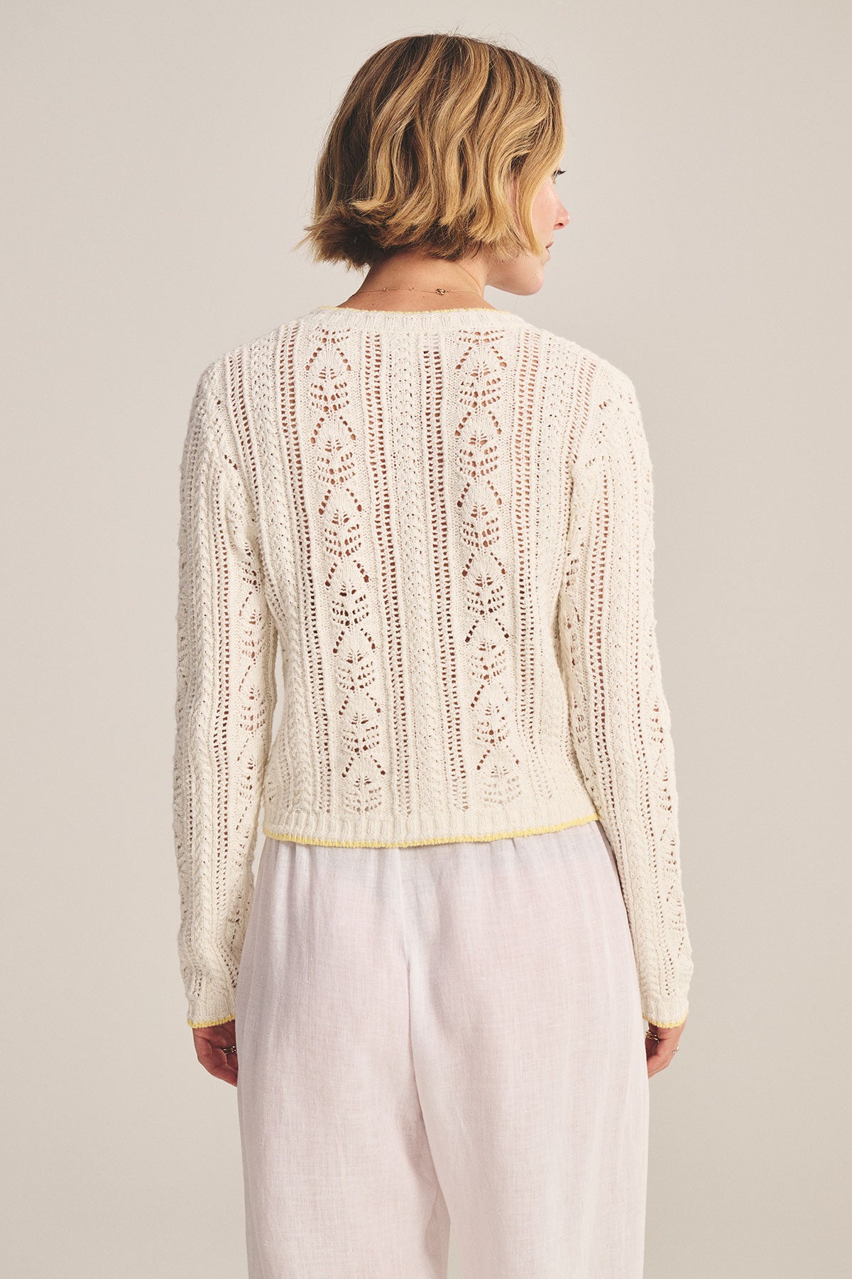 DAISY CARDIGAN - IVORY