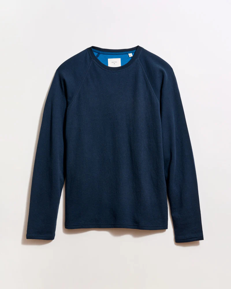 RAGLAN CREW - CARBON BLUE