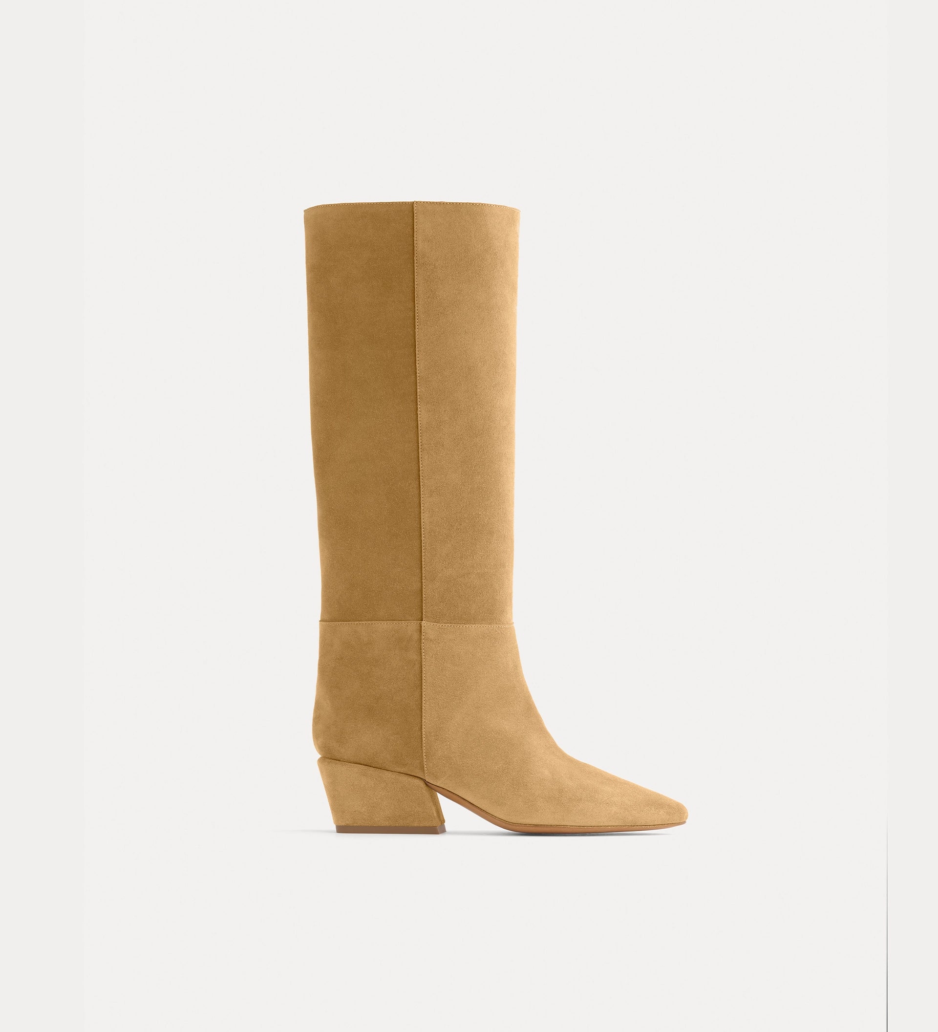 SUEDE HIGH BOOTS - AMBRA