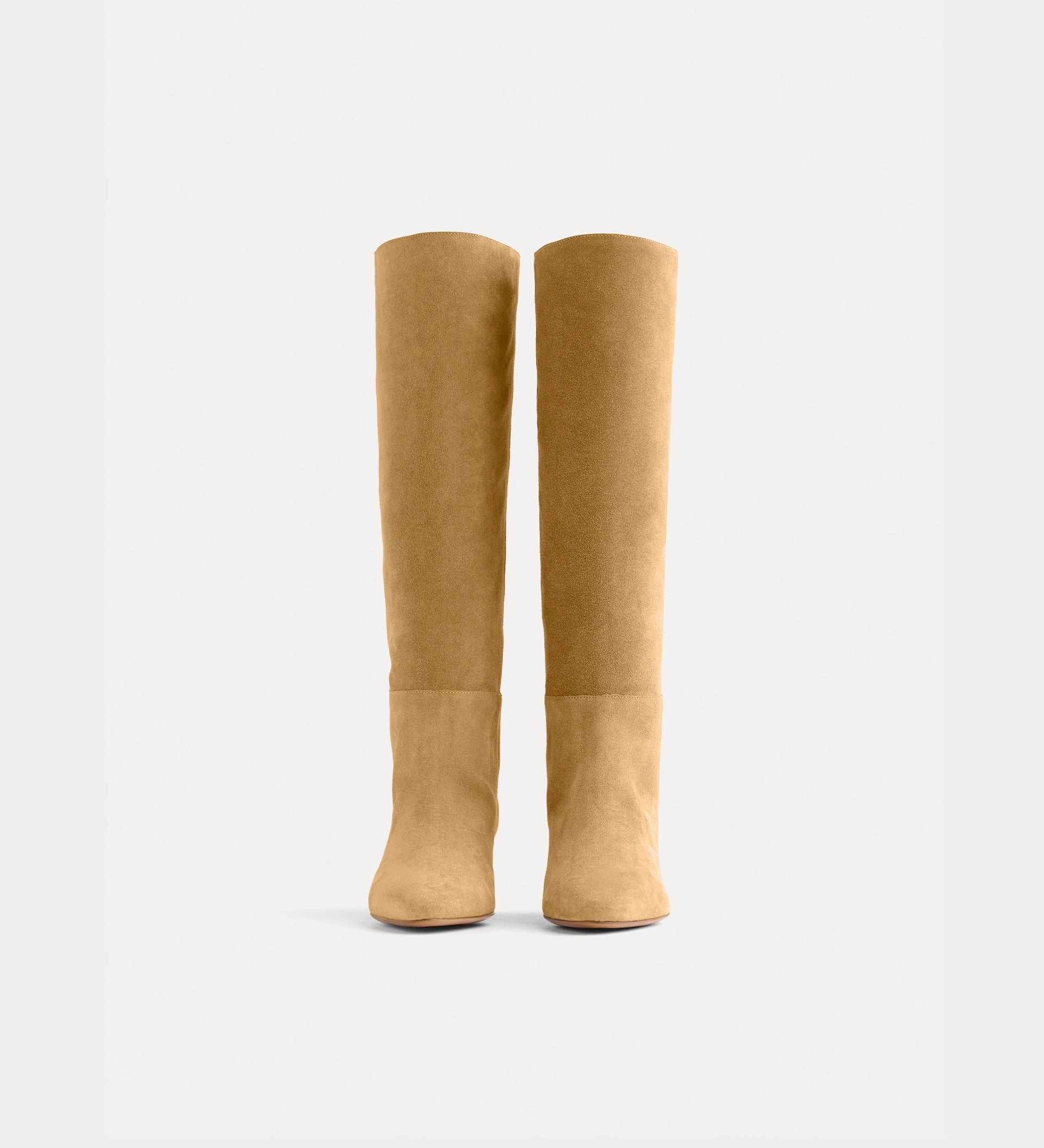 SUEDE HIGH BOOTS - AMBRA
