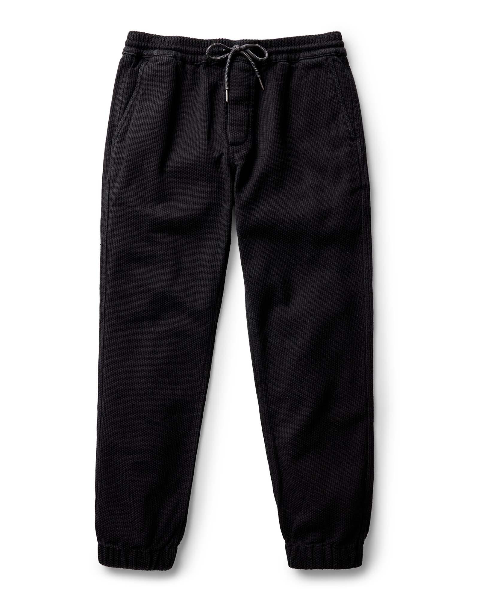THE APRES PANT - BLACK INDIGO